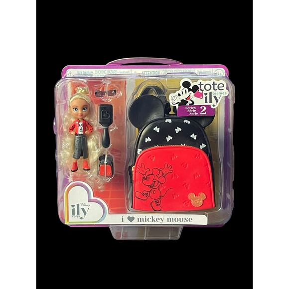 Rare Disney ily 4ever Tote ily Teenies Mickey Mouse Series 2 NIB HARD FIND - Picture 1 of 3